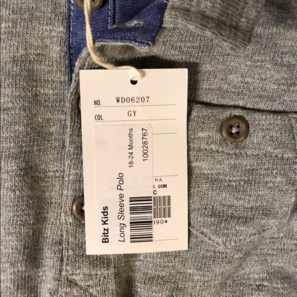 Long sleeved boy’s polo