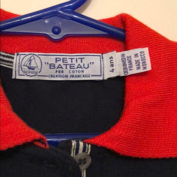 Petit Bateau girl’s polo dress, NWOT, size 4
