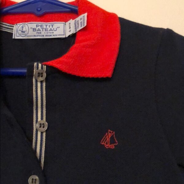 Petit Bateau girl’s polo dress, NWOT, size 4