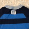 Navy/blue stripe BabyGap one piece, 0-3mos