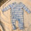 Lightly worn BabyGap footed one piece, 0-3mos