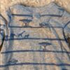 Lightly worn BabyGap footed one piece, 0-3mos