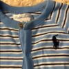 Ralph Lauren, lt blue, footed onesie, 3mos