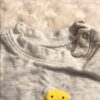 Baby Gap footed jersey onesie, like new, 0-3mos