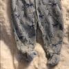 Petit Lem, footed grey horse onesie, 6 mos