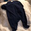 Like new, Ralph Lauren navy footed onesie, 3 mos