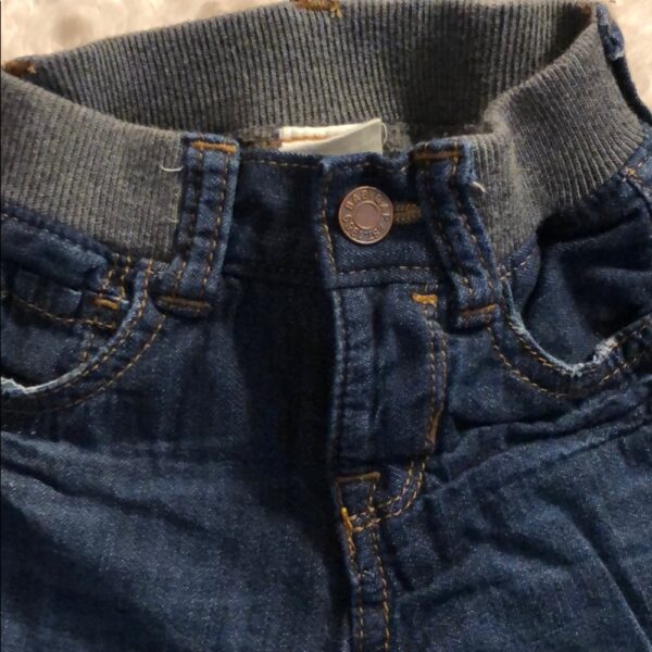 Pr of Baby Gap fleece lined jeans, 3-6mos