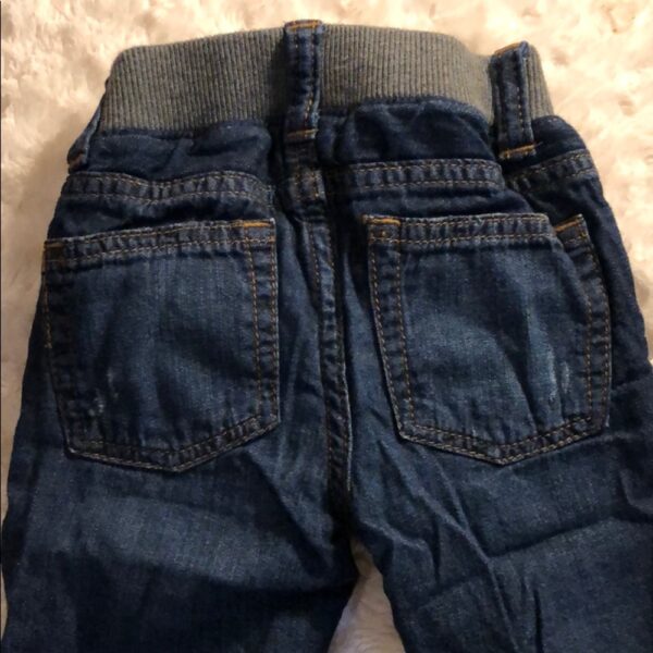 Pr of Baby Gap fleece lined jeans, 3-6mos