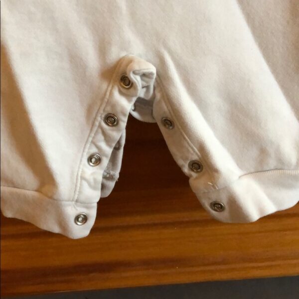 Like new, Ralph Lauren sweatshirt onesie, 3 mos