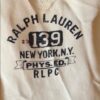 Like new, Ralph Lauren sweatshirt onesie, 3 mos