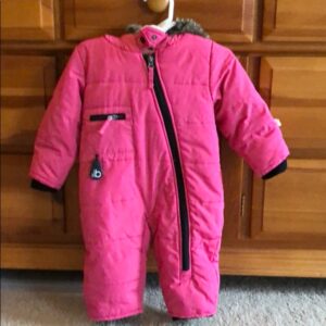 Like new, Kushie’s Blue Banana snowsuit, size 12mo