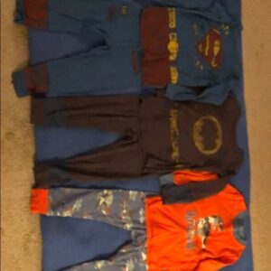 3 prs boys pjs, BabyGap and Hatley, size 2