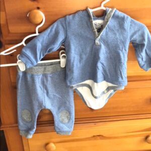 Kapital K, 3-6mos, matching set, pants/bodysuit