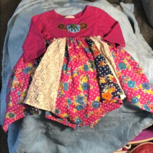 Mimi & Maggie girl’s asymmetrical dress, 18 mos