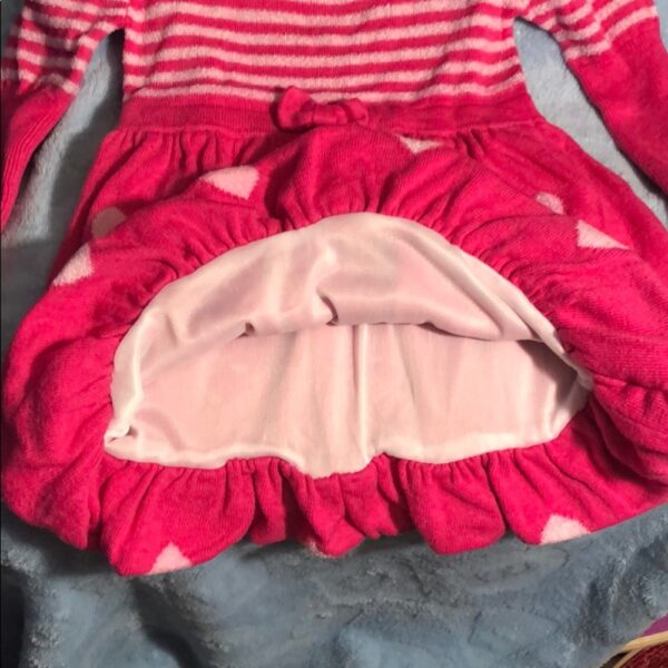 Deux par Deux, pink sweater dress, 18 mos