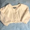 Baby Gap, cream lightweight cardigan, 6-12mos
