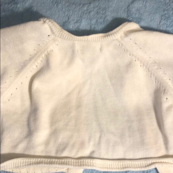Baby Gap, cream lightweight cardigan, 6-12mos