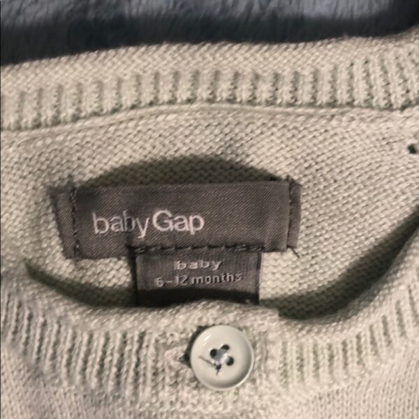 Baby Gap, mint green lightweight cardigan, 6-12mos