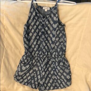 Splendid, girl’s chambray tank romper, size 4t