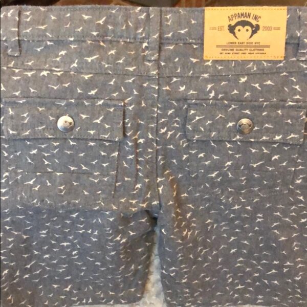 NWT, Appaman boys chino shorts, size 5