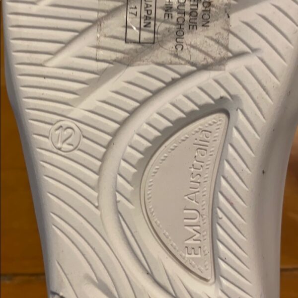 Pr of girl’s slip on cotton-lined Emu shoes