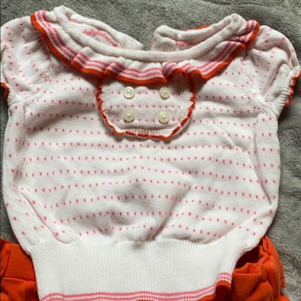 2 pc Janie & jack skirt and sweater, 3-6 months