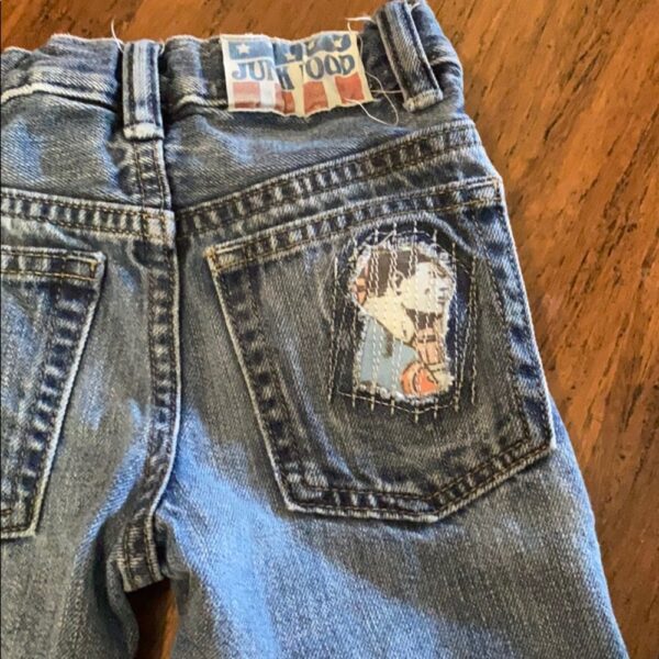 Pr of boys Gap jeans by Junk Food, size 3t
