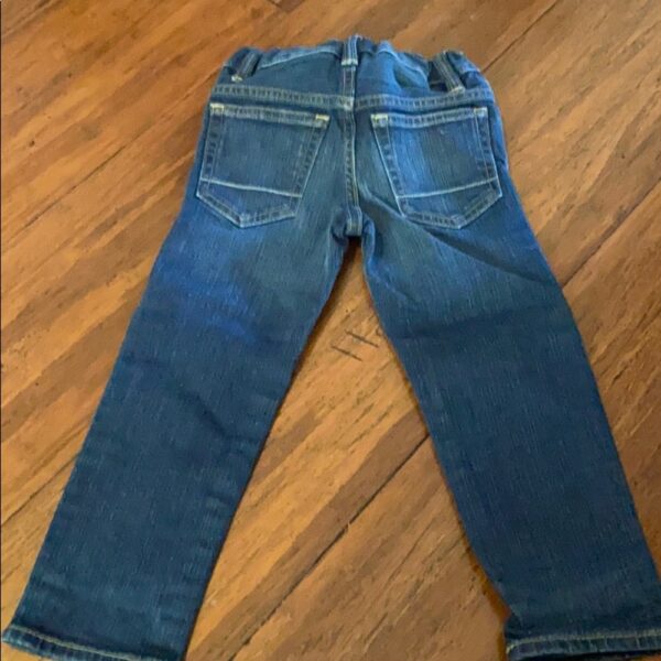 Pr of boys Gap jeans, dark wash, skinny, size 3t