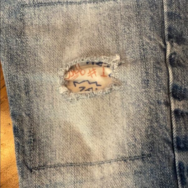 Pr of boys jersey lined Gap jeans by Junk Food, 3t