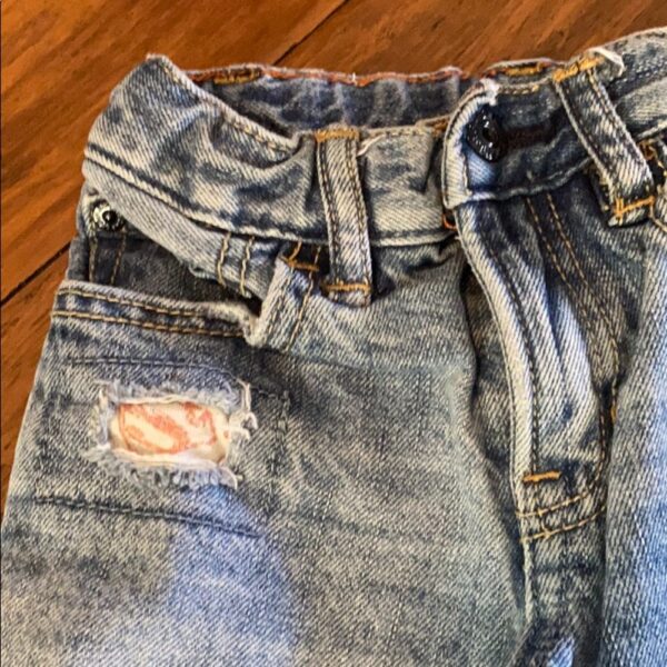 Pr of boys jersey lined Gap jeans by Junk Food, 3t