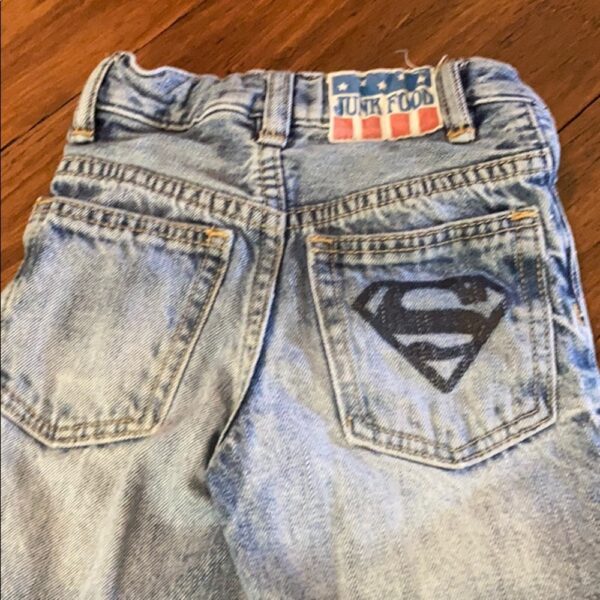 Pr of boys jersey lined Gap jeans by Junk Food, 3t