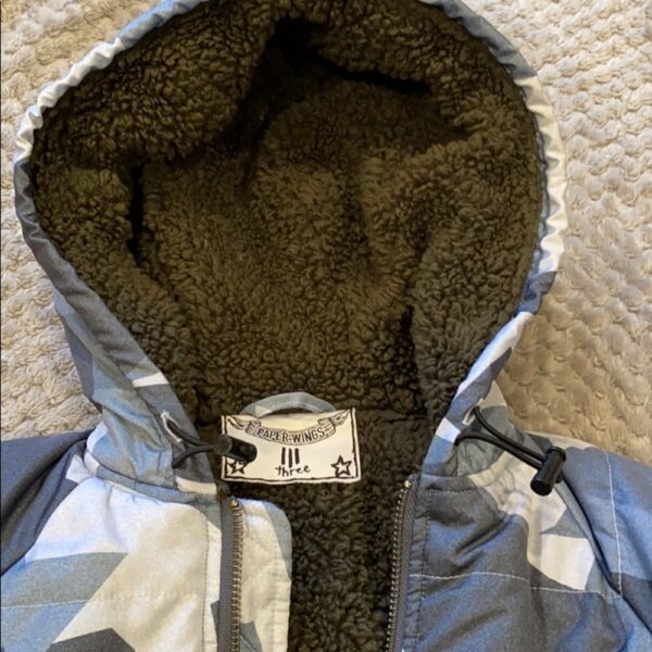 Boys Paper Wings winter puffer coat, sz 3