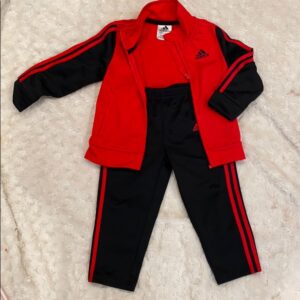 Like new, Adidas boy’s 2 pc track suit, sz 24 mos