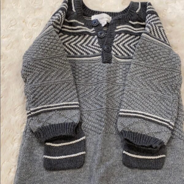 Like new, Angel Dear sweater onesie, size 3-6mos