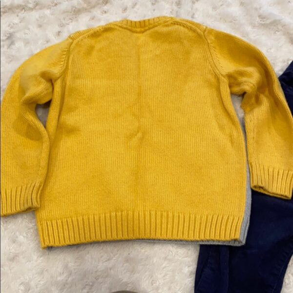 Janie & Jack sweater and cords set, size 3 yrs