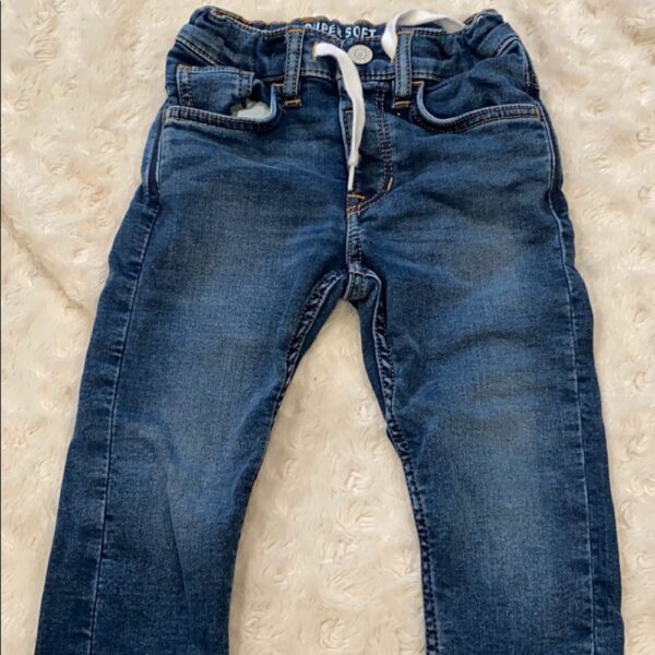 H & M, boy’s sweater (1 1/2-2yr) and jeans (2-3yr)