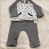 Petit Lem, 2 pc, double thick soft cotton set, 6mo
