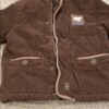 Boy’s brown corduroy winter coat, Obaibi, 23mos