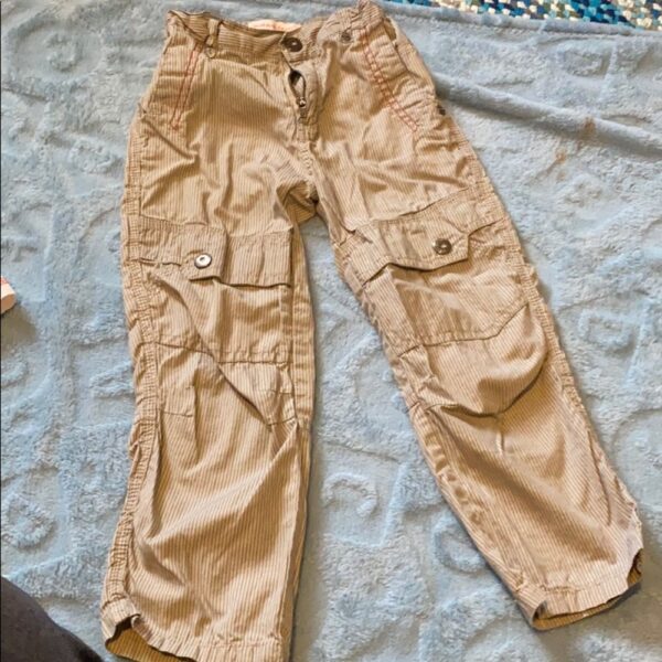 Deux Par Deux, tshirt and cargo pants set, size 3