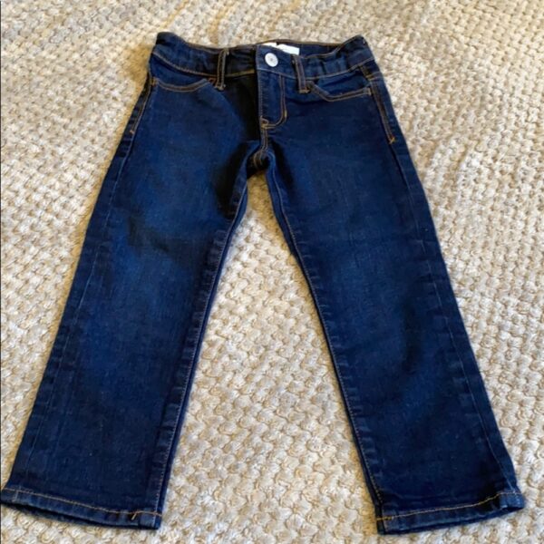 Pr of boy’s Gap dark wash jeans, sz 4 regular