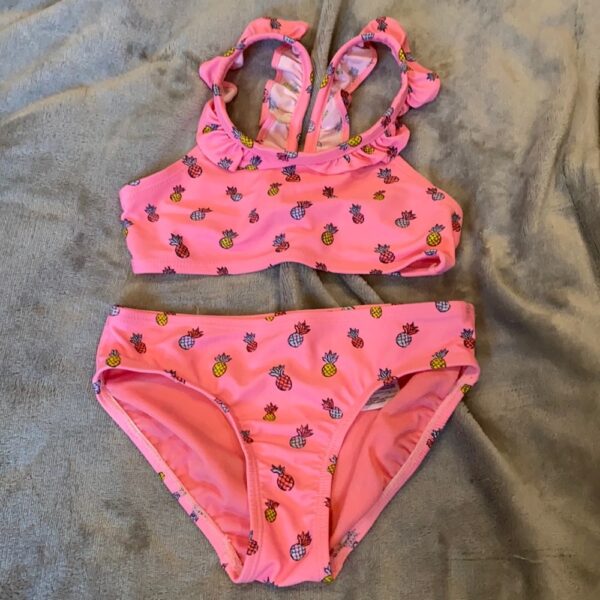 NWOT, GAP girls pink bikini, size 4-5