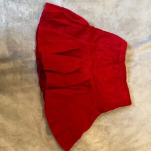 Ralph Lauren red corduroy skirt with zipper, 3t