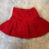 Ralph Lauren red corduroy skirt with zipper, 3t