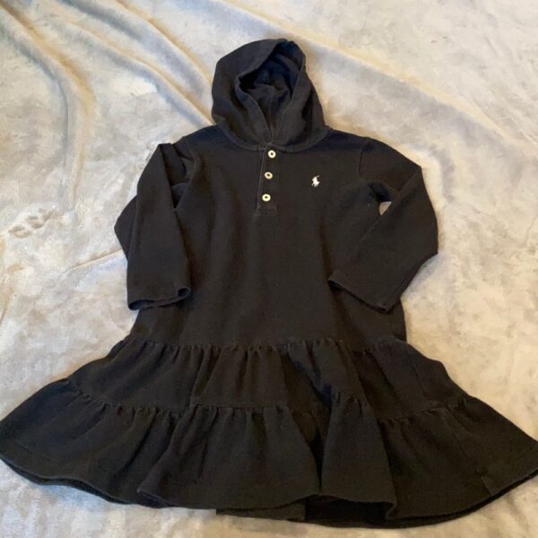 Ralph Lauren hooded ruffled dress, size 4