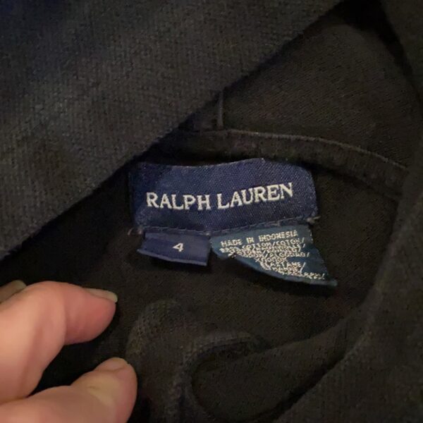 Ralph Lauren hooded ruffled dress, size 4