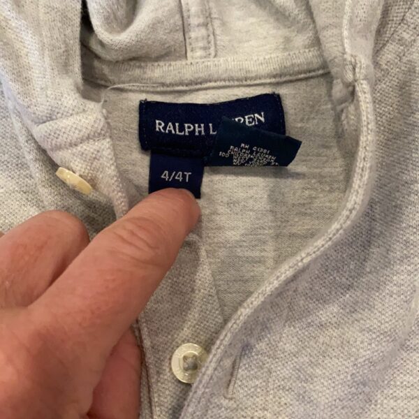Ralph Lauren hooded ruffled polo dress, size 4