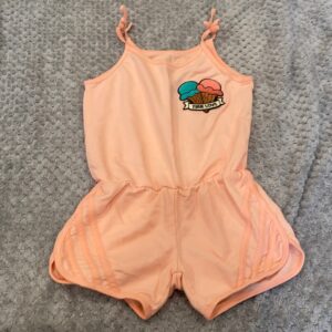 Like new, Tiny Whales romper, size 4