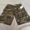 NWT Lucky brand camo elastic waist shorts, sz 10