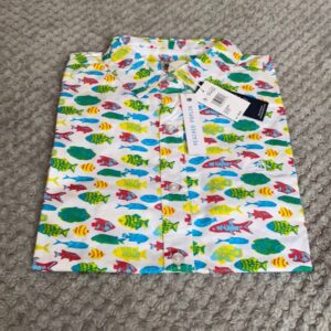 NWT Penguin boys print button down, sz 10/12