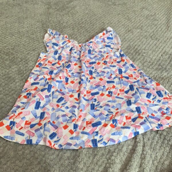 Joules, girl’s dress, ice cream print, size 4